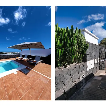 Lanzarote Paradise - Private Pool, Air-con And Bbq By Lanzarote Semesterbostad